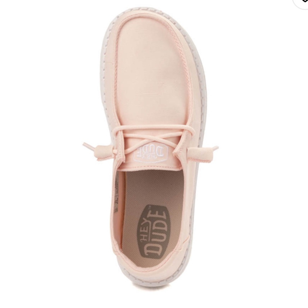 Hey Dude Wendy Pink slip-on casual shoe - Picture 4 of 7